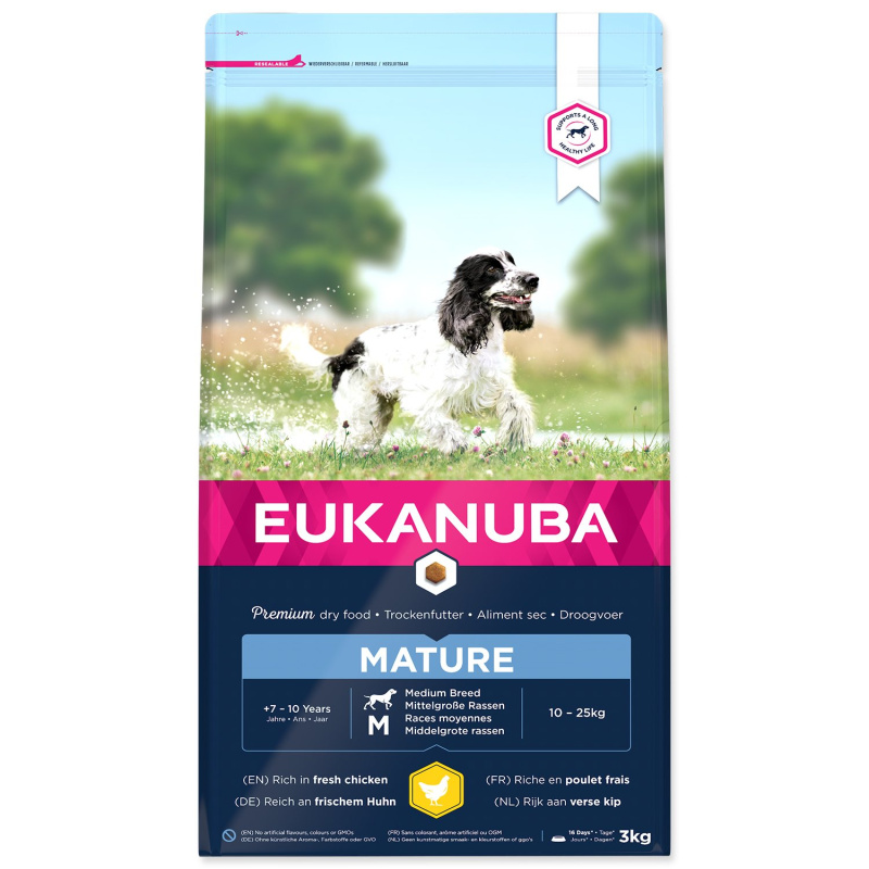 EUKANUBA Mature Medium 3 kg