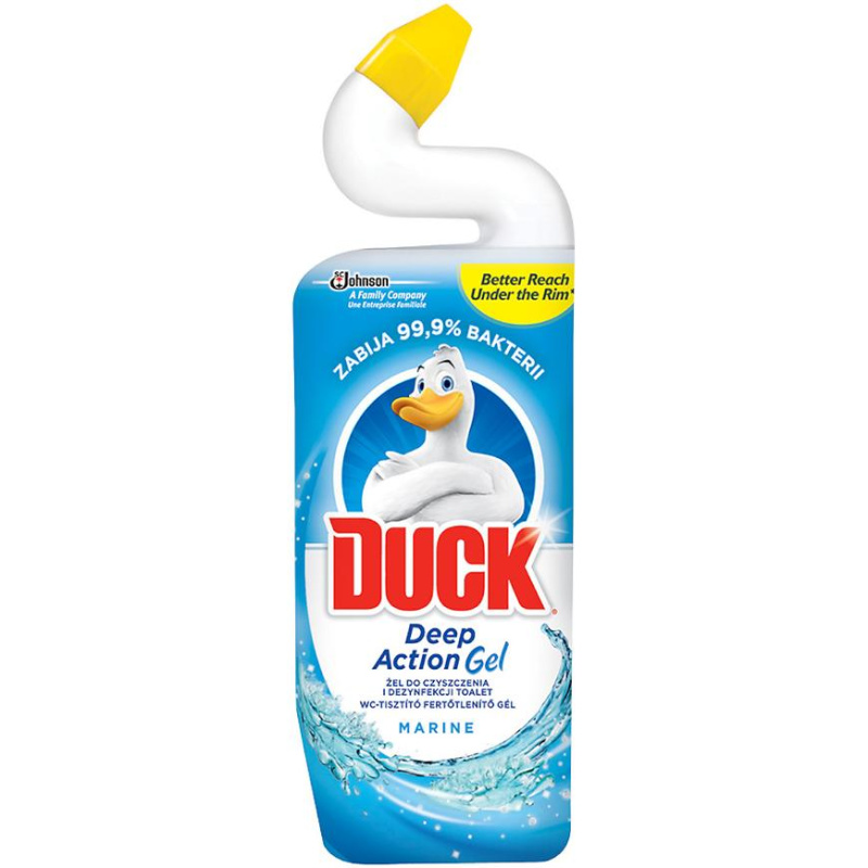 Čistič WC Toilet - Duck ultra gel Marine, 750 ml