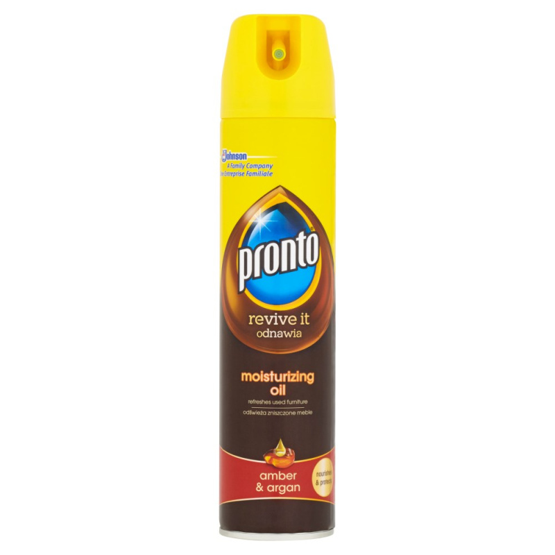 Pronto Amber & argan aerosol vyživující olej pro obnovení povrchů