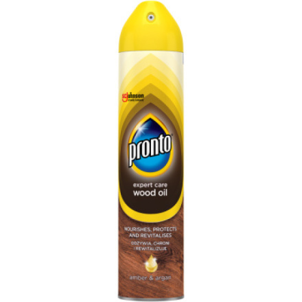 Pronto Amber & argan aerosol vyživující olej pro obnovení povrchů