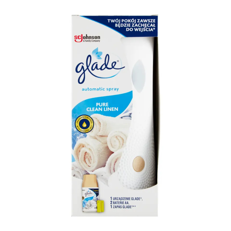 Glade Automatic Spray Pure Clean Linen strojek  náplň, 269 ml