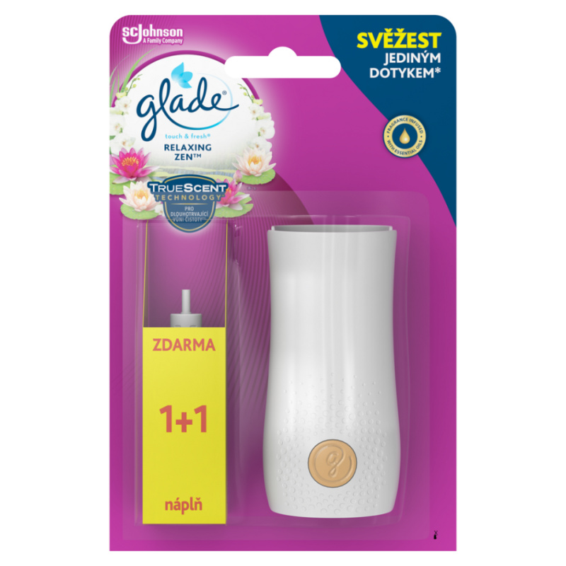 Glade Touch&Fresh - osvěžovač vzduchu - strojek + náplň Relaxing Zen