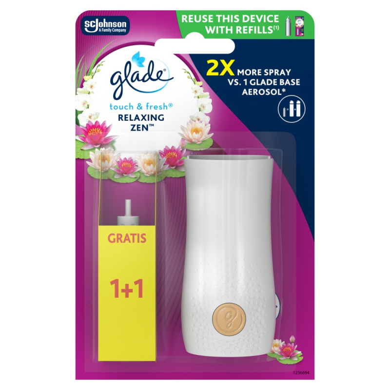 Glade Touch&Fresh - osvěžovač vzduchu - strojek + náplň Relaxing Zen