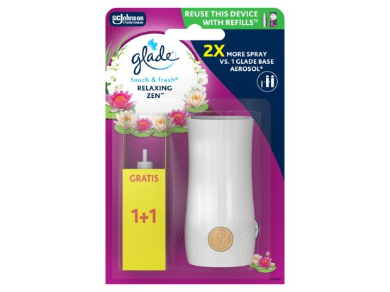 Glade Touch&Fresh - osvěžovač vzduchu - strojek + náplň Relaxing Zen