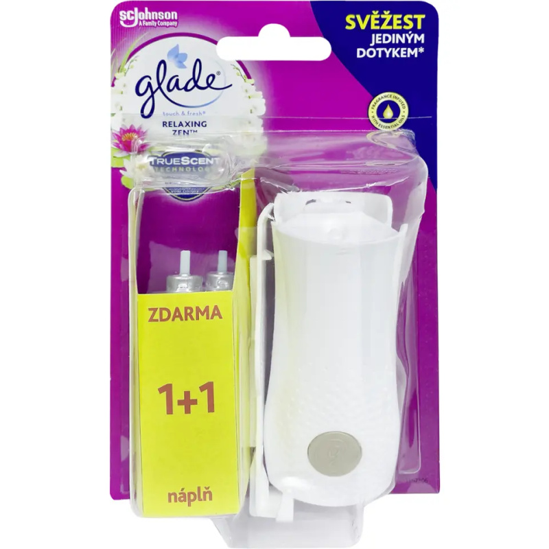 Glade Touch&Fresh - osvěžovač vzduchu - strojek + náplň Relaxing Zen