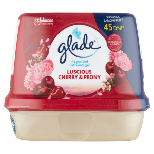 Glade vonný gel do koupelny 180g třešeň