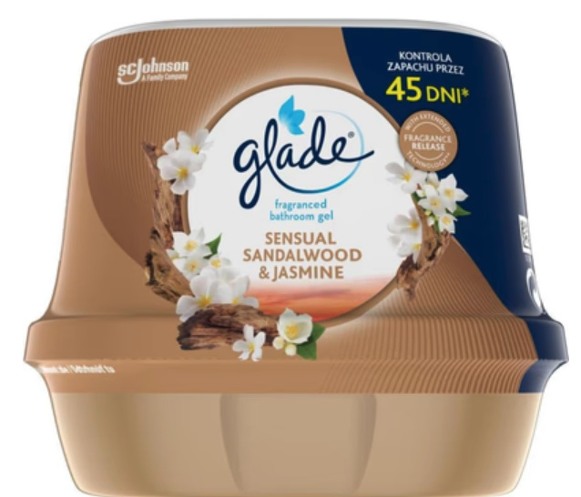 Glade - vonný gel - Sensual Sandalwood & Jasmine