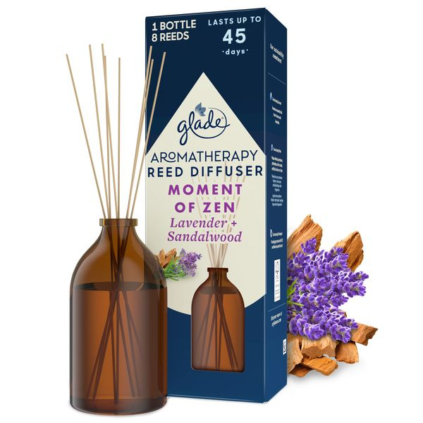 GLADE Aromatherapy Reeds vonné tyčinky Moment of Zen 80 ml