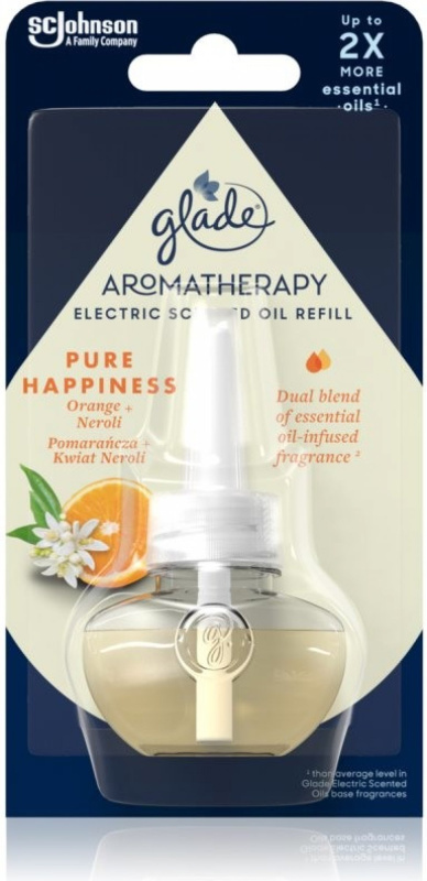 GLADE Aromatherapy Pure Happiness náplň do elektrického difuzéru Orange + Neroli 20 ml