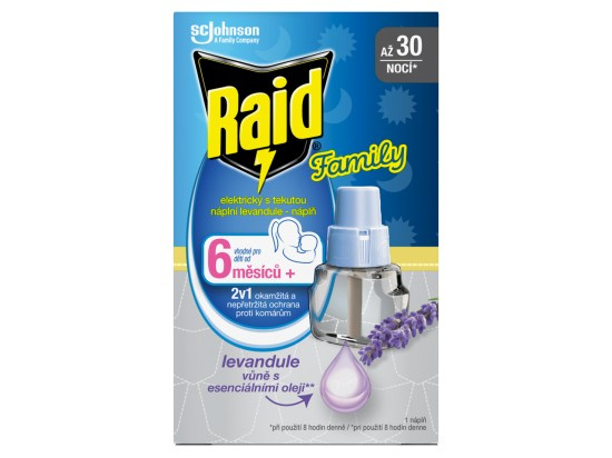 RAID Family Náhradní náplň pro elektrický odpařovač Levandule 21 ml