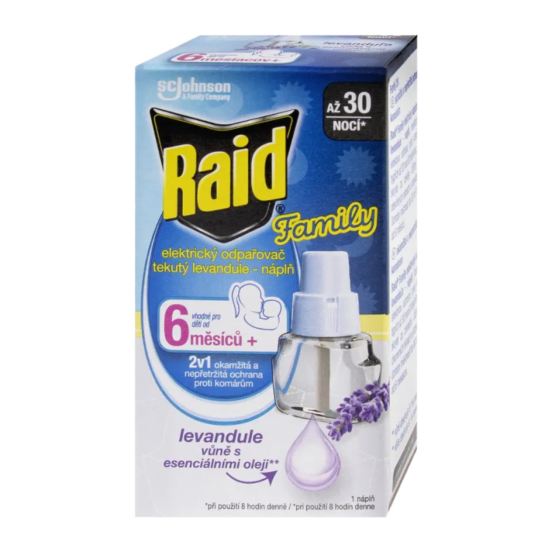 RAID Family Náhradní náplň pro elektrický odpařovač Levandule 21 ml