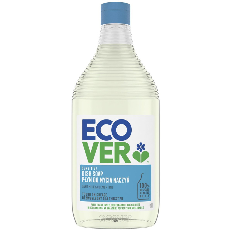 Čistič na nádobí Ecover - heřmánek & klementinka, 450 ml