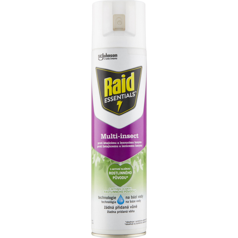Raid Essentials Multi-insect - spray proti hmyzu - 400 ml