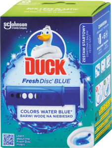 Duck Fresh Discs - náhradní náplň - náplň Colors Water Blue, 2 x 36 ml