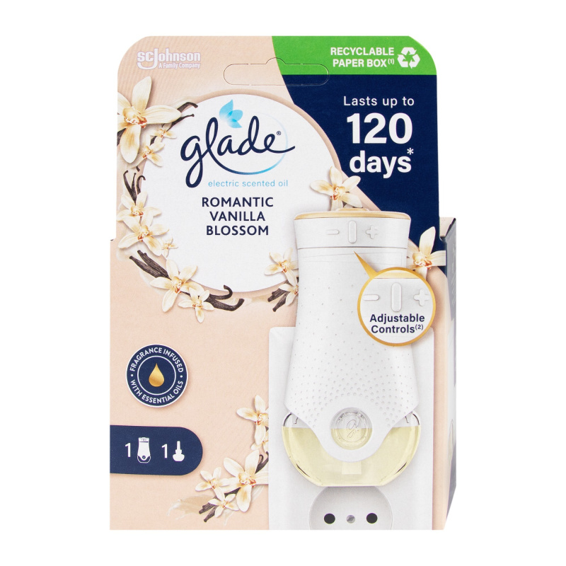 GLADE Romantic Vanilla Blossom elektrický difuzér 20 ml