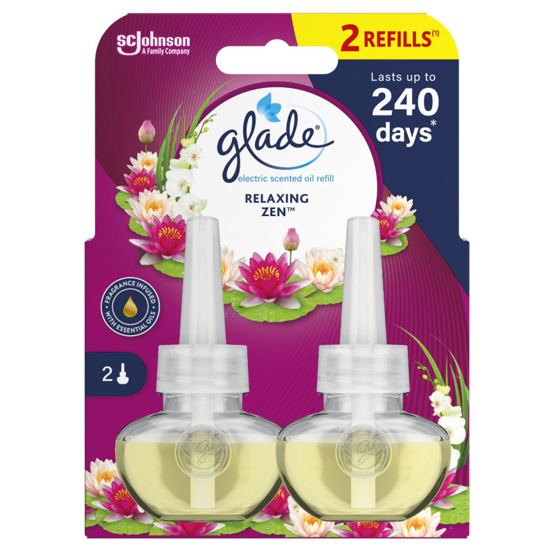 GLADE Relaxing Zen náplň do elektrického difuzéru 2x20 ml