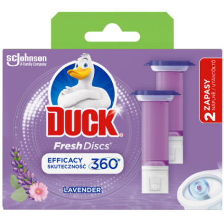 Duck Fresh Discs - náhradní náplň - náplň Levandule, 2 x 36 ml