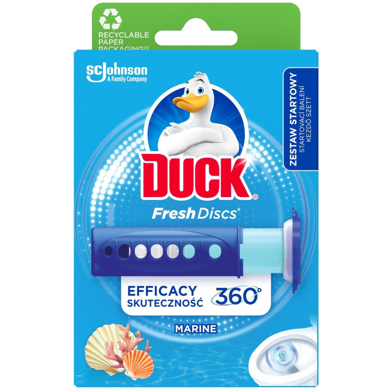 Duck Fresh Discs - čistič a osvěžovač WC - vůně moře, 36 ml