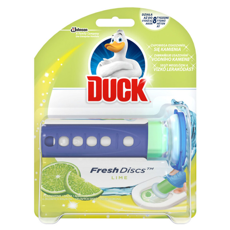 Duck Fresh Discs - čistič a osvěžovač WC - limetka, 36 ml