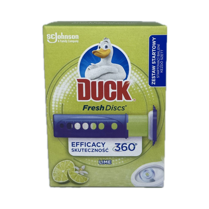 Duck Fresh Discs - čistič a osvěžovač WC - limetka, 36 ml