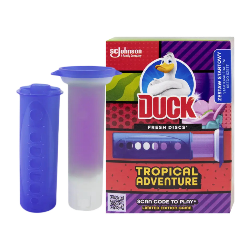 Duck WC blok Fresh Discs Floral Fantasy, 36 ml