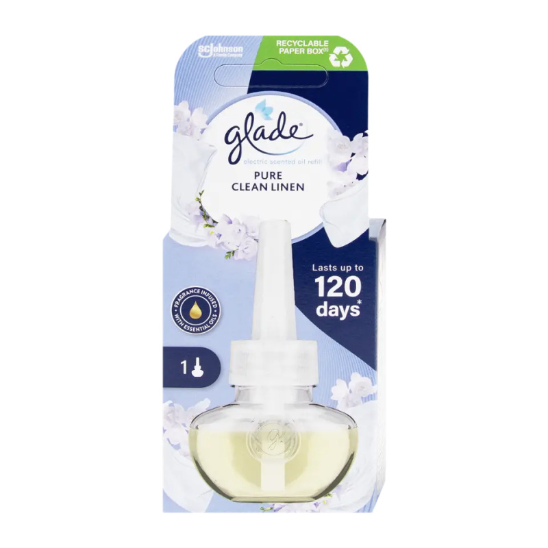 GLADE Pure Clean Linen náplň do elektrického difuzéru 20 ml