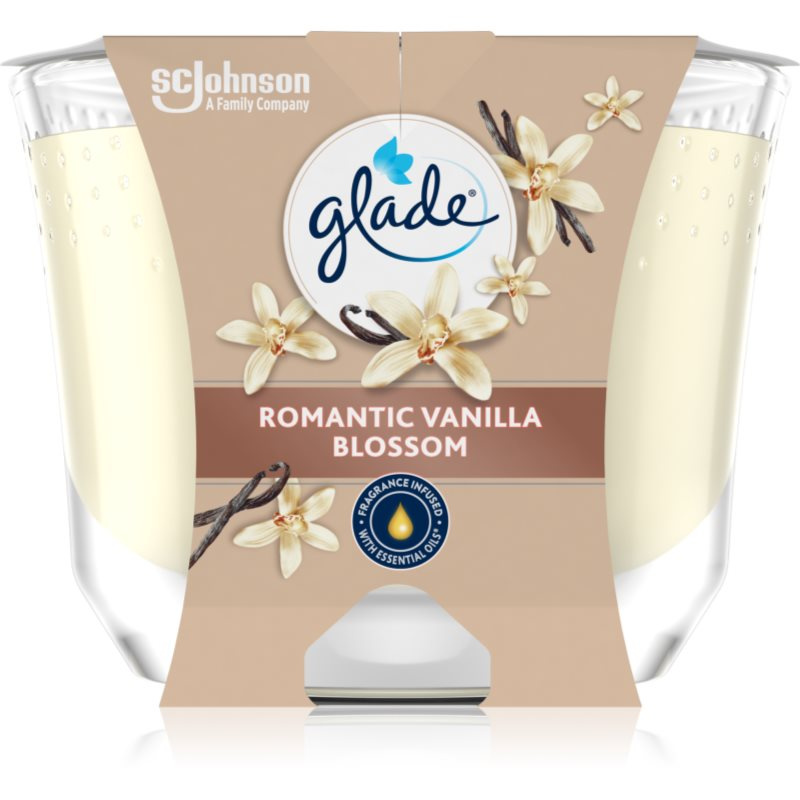 Glade svíčka vonná Maxi Romantic Vanilla Blossom, 204 g
