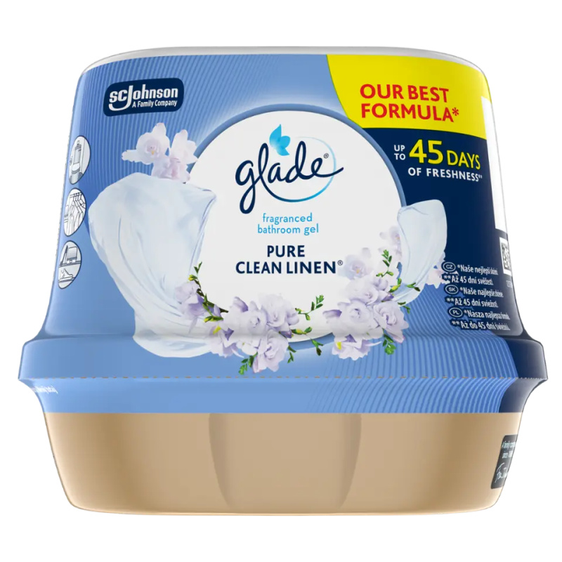 Glade - vonný gel - Pure Clean Linen