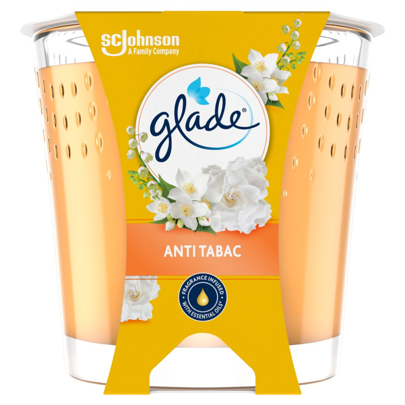 Glade svíčka vonná Anti Tabac, 112 g