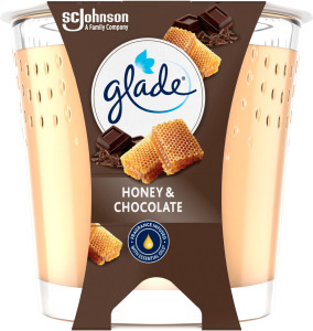 Glade Honey & Chocolate vonná svíčka