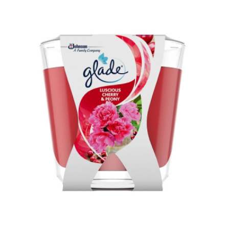 Glade svíčka vonná Luscious Cherry & Peony, 112 g