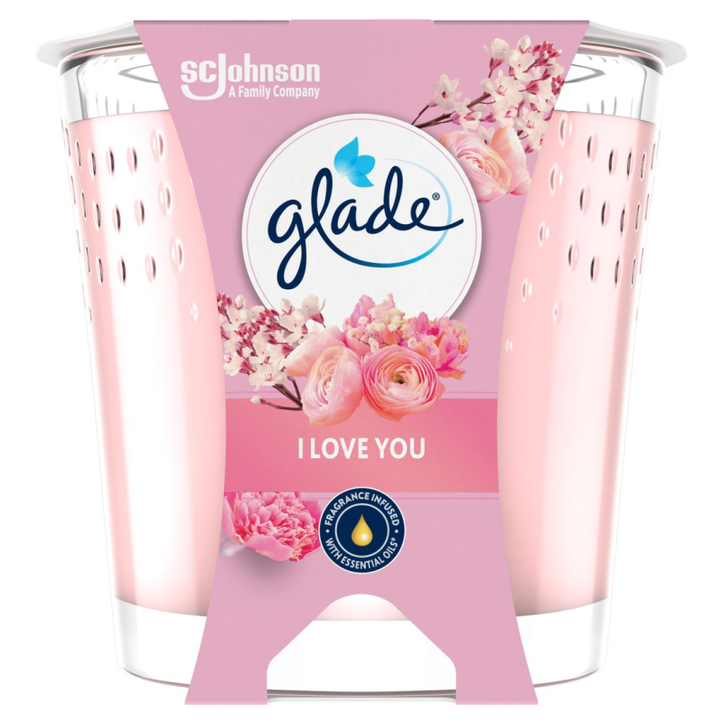 Glade svíčka vonná I Love You, 112 g