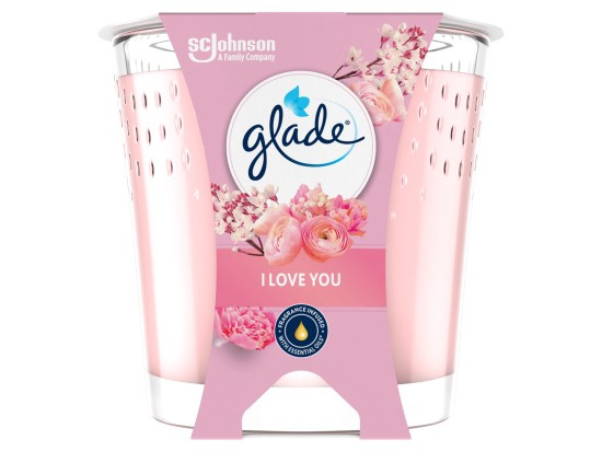 Glade svíčka vonná I Love You, 112 g