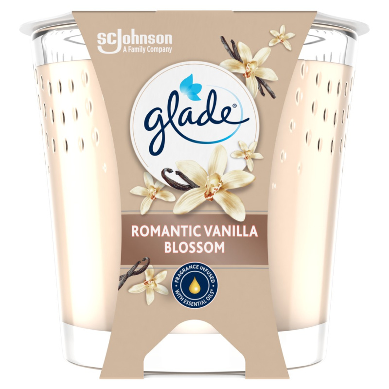 Glade svíčka vonná Vanilla Blossom, 112 g