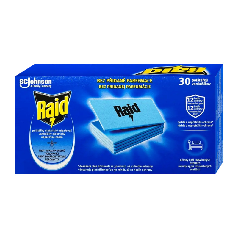 Raid Suchá náplň pro elektrický odpařovač Floral 30 ks