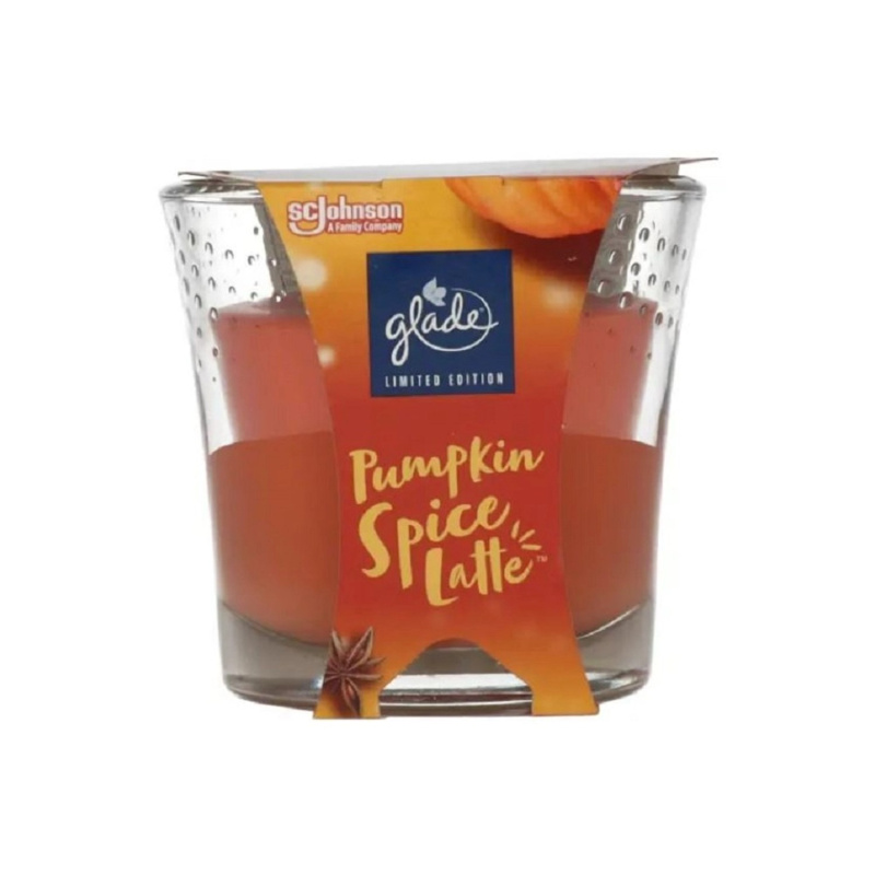 GLADE Pumpkin Spice Latté vonná svíčka 112 g