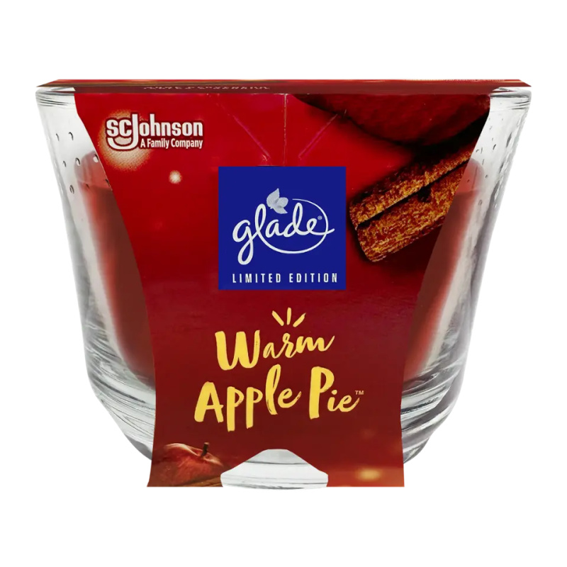 GLADE Warm Apple Pie vonná svíčka 204 g