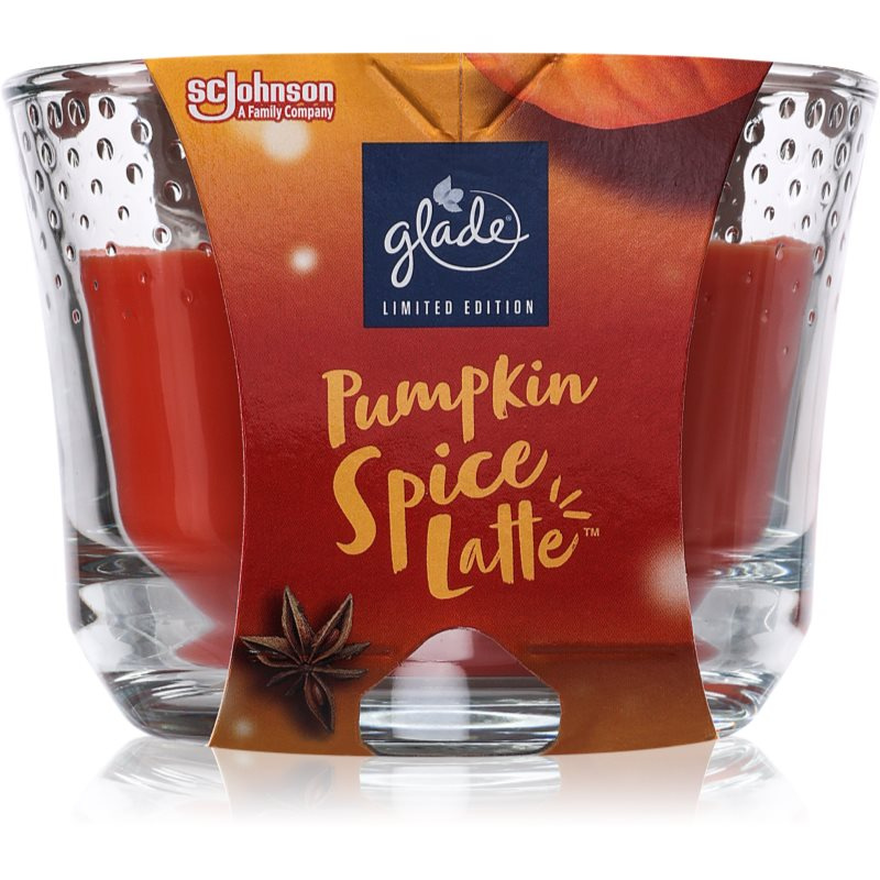 GLADE Pumpkin Spice Latté vonná svíčka 204 g