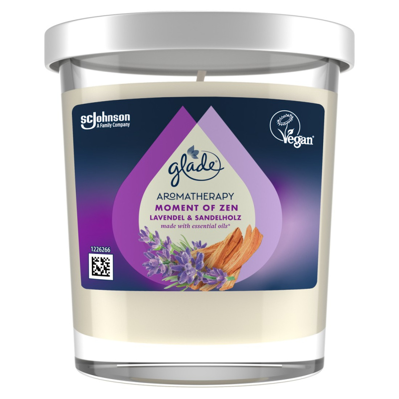 GLADE Aromatherapy Moment of Zen vonná svíčka 170 g