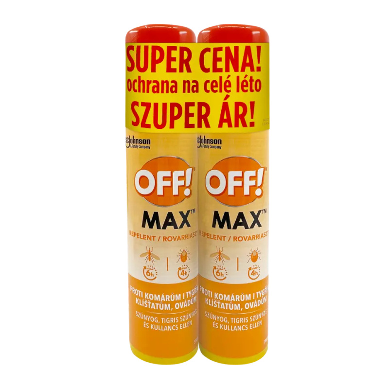 OFF! Max repelent (2x100ml/bal)