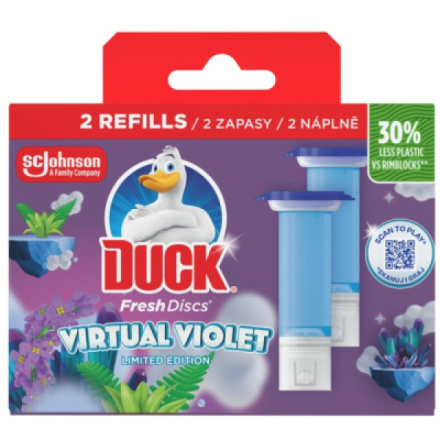 Duck Fresh Discs WC NÁPLŇ 2x36ml Virtual Violet Ks