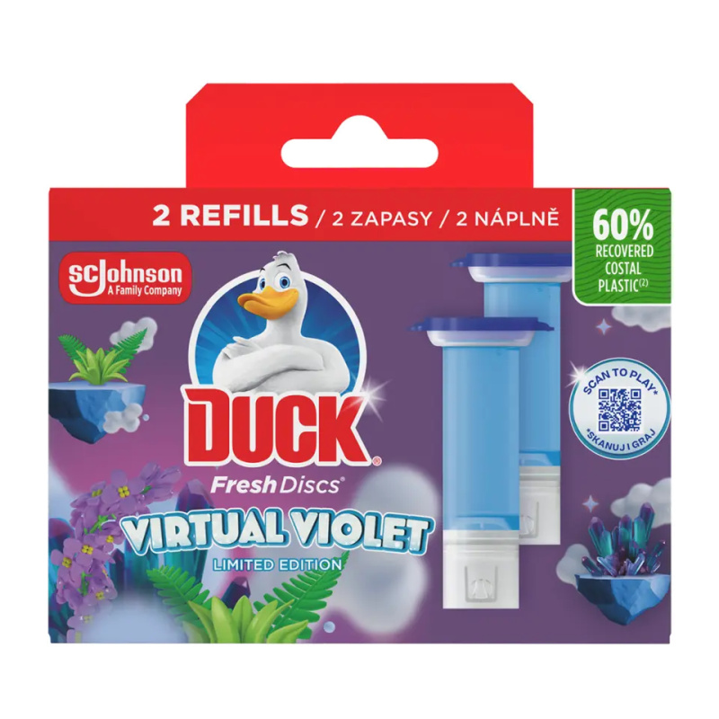 Duck Fresh Discs WC NÁPLŇ 2x36ml Virtual Violet Ks