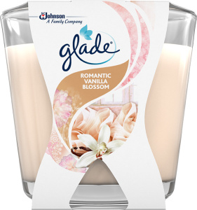 Glade svíčka vonná Decor Romantic Vanilla Blossom, 70 g