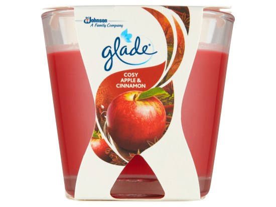 Glade Mini Cosy Apple & Cinnamon parfémovaná svíčka 70g