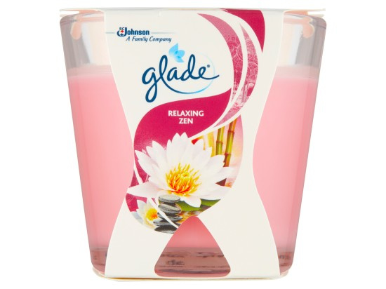 Glade Mini Relaxing Zen parfémovaná svíčka 70g