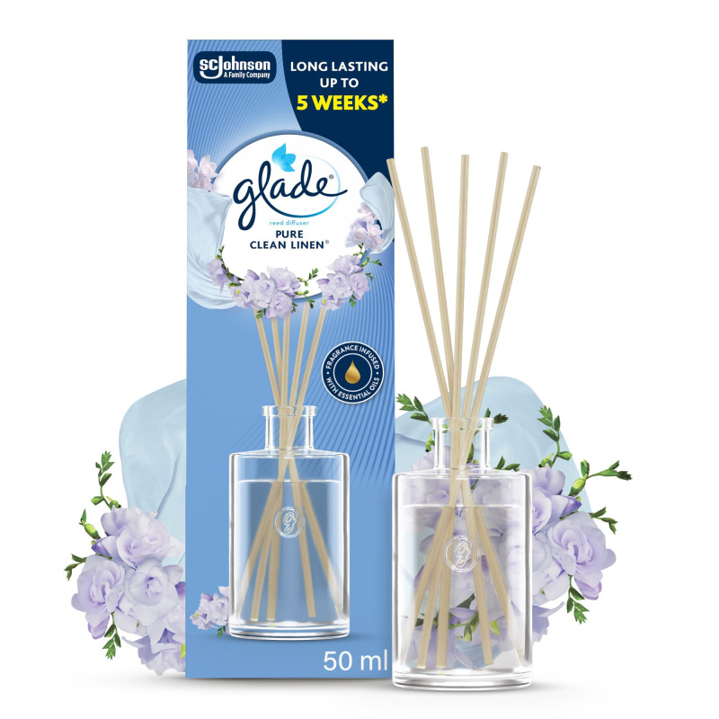 Glade Pure Clean Linen vonné tyčinky