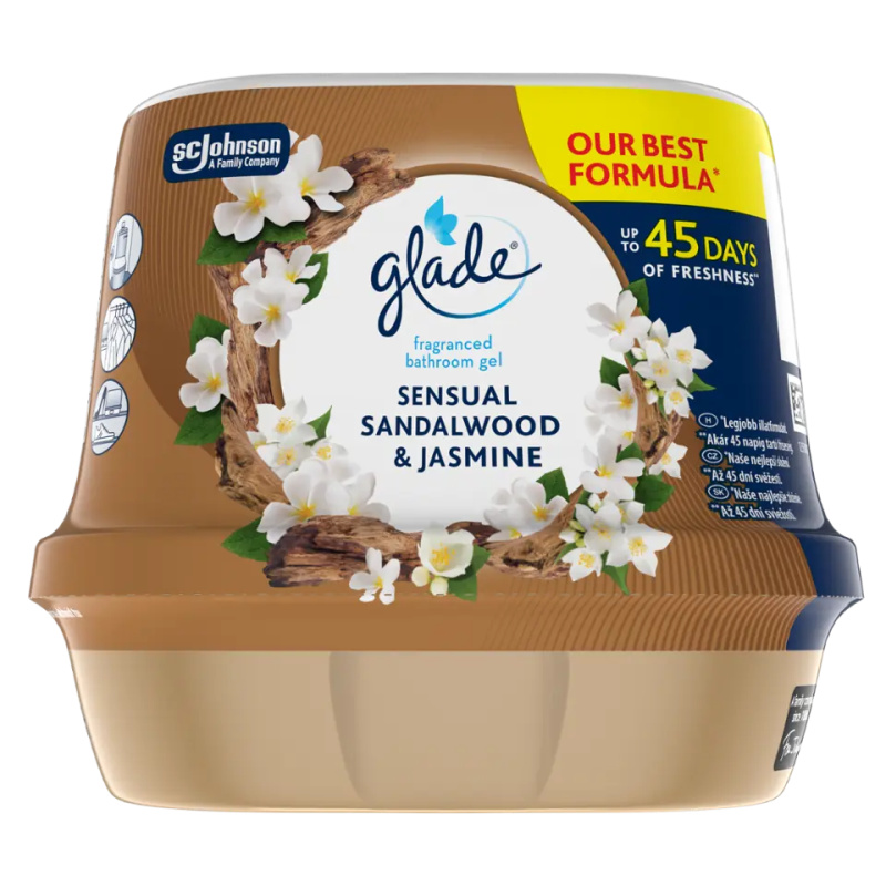 Glade Sensual Sandalwood & Jasmine vonný gel do koupelny