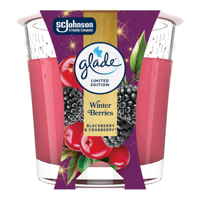 Glade Winter Berries vonná svíčka