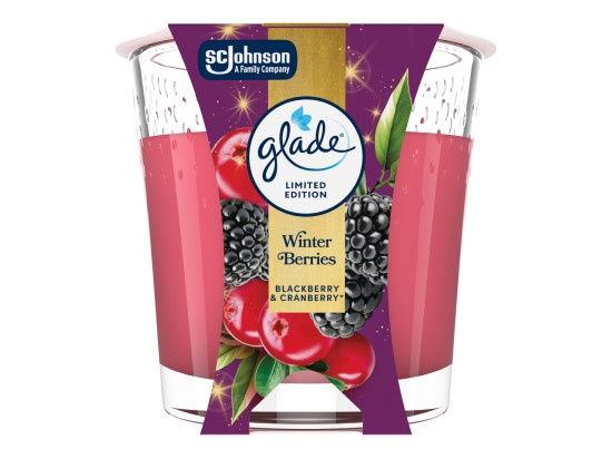Glade Winter Berries vonná svíčka