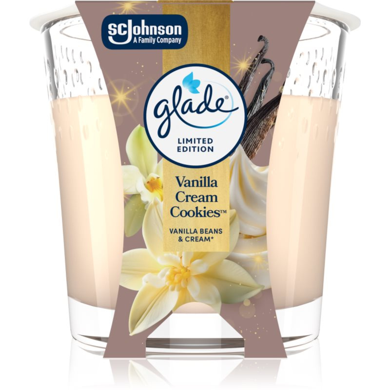 Glade Vanilla Cream Cookies vonná svíčka